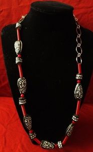 Hand spun necklace